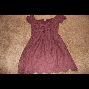Tobi short lace dress